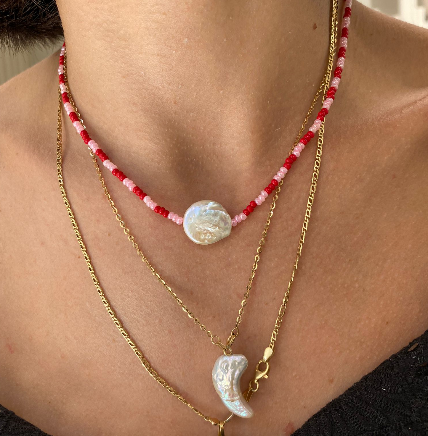 Venere Necklace - Collana con perla naturale