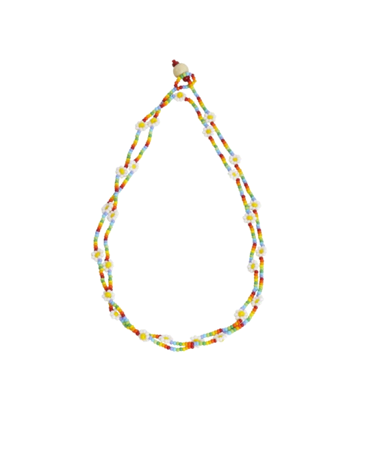 Double Rainbow Necklace - Collana lunga di perline